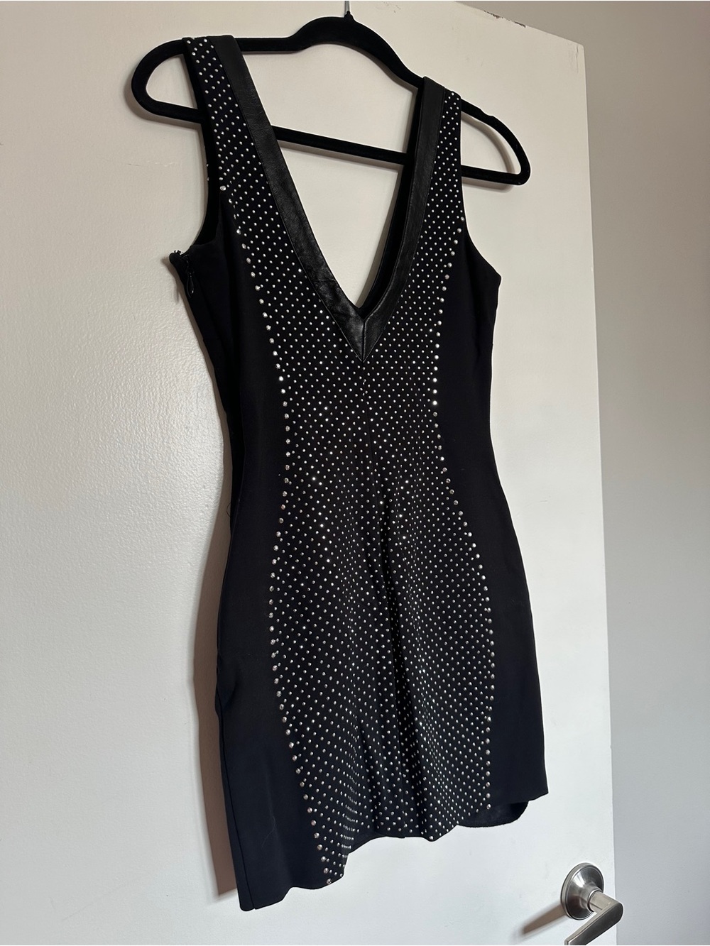 Bebe Rhinestone Mini Dress - Picture 7 of 7